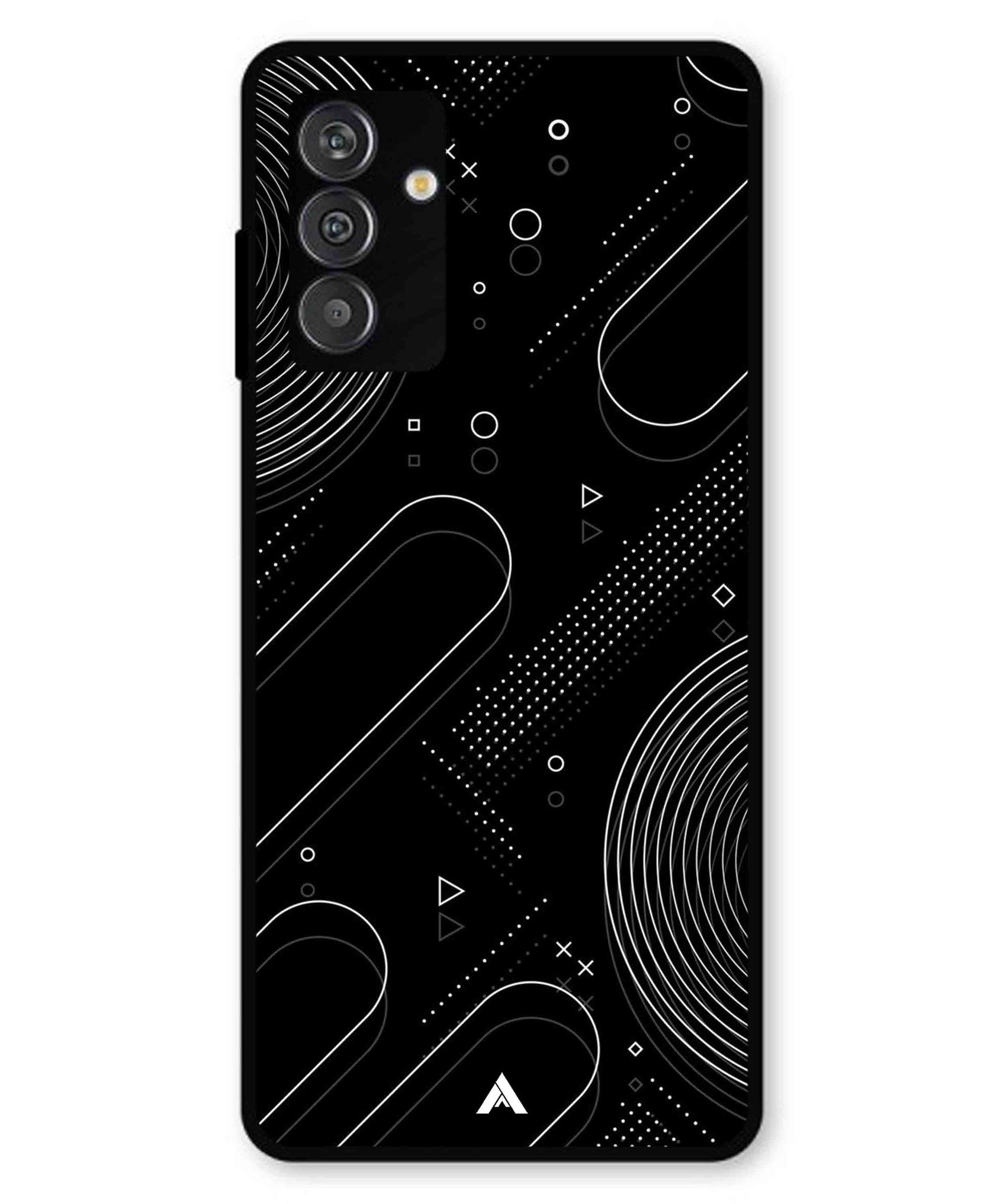 Stripe Pattern 17 Metal Back Cover Phone Case for Samsung Galaxy F14