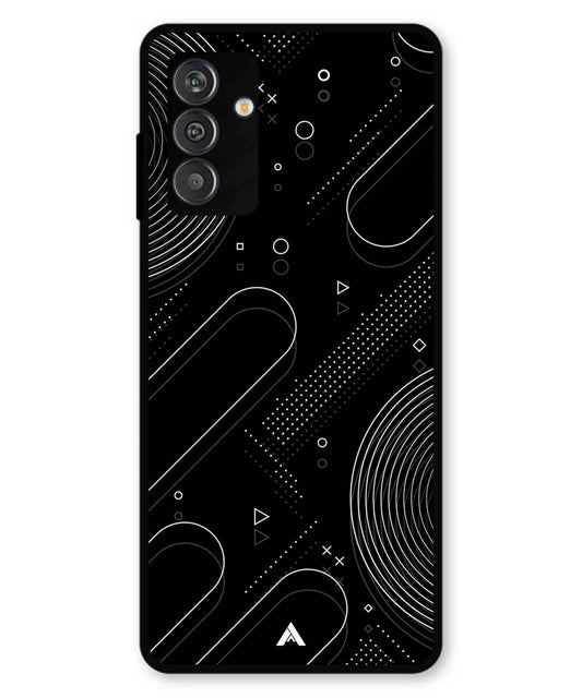 Stripe Pattern 17 Metal Back Cover Phone Case for Samsung Galaxy F14