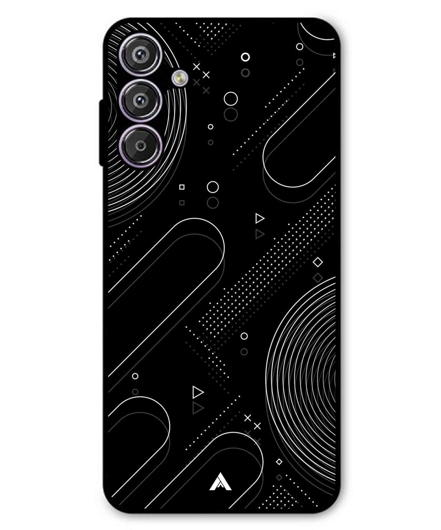 Stripe Pattern 17 Metal Back Cover Phone Case for Samsung Galaxy F15