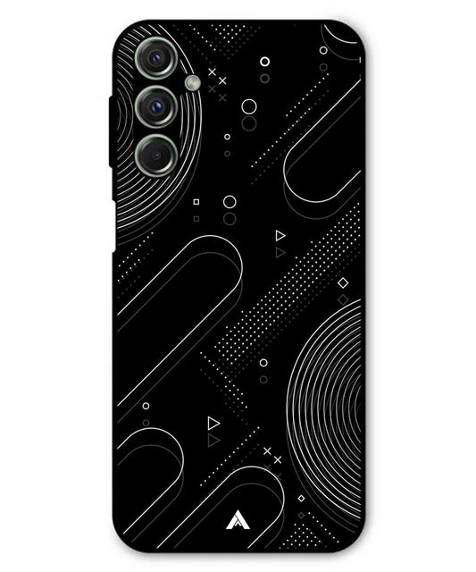 Stripe Pattern 17 Metal Back Cover Phone Case for Samsung Galaxy F34
