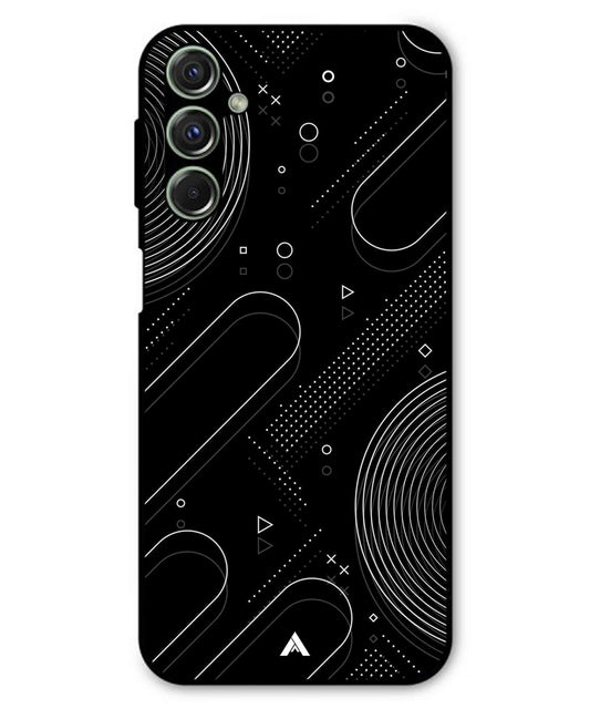 Stripe Pattern 17 Metal Back Cover Phone Case for Samsung Galaxy F54