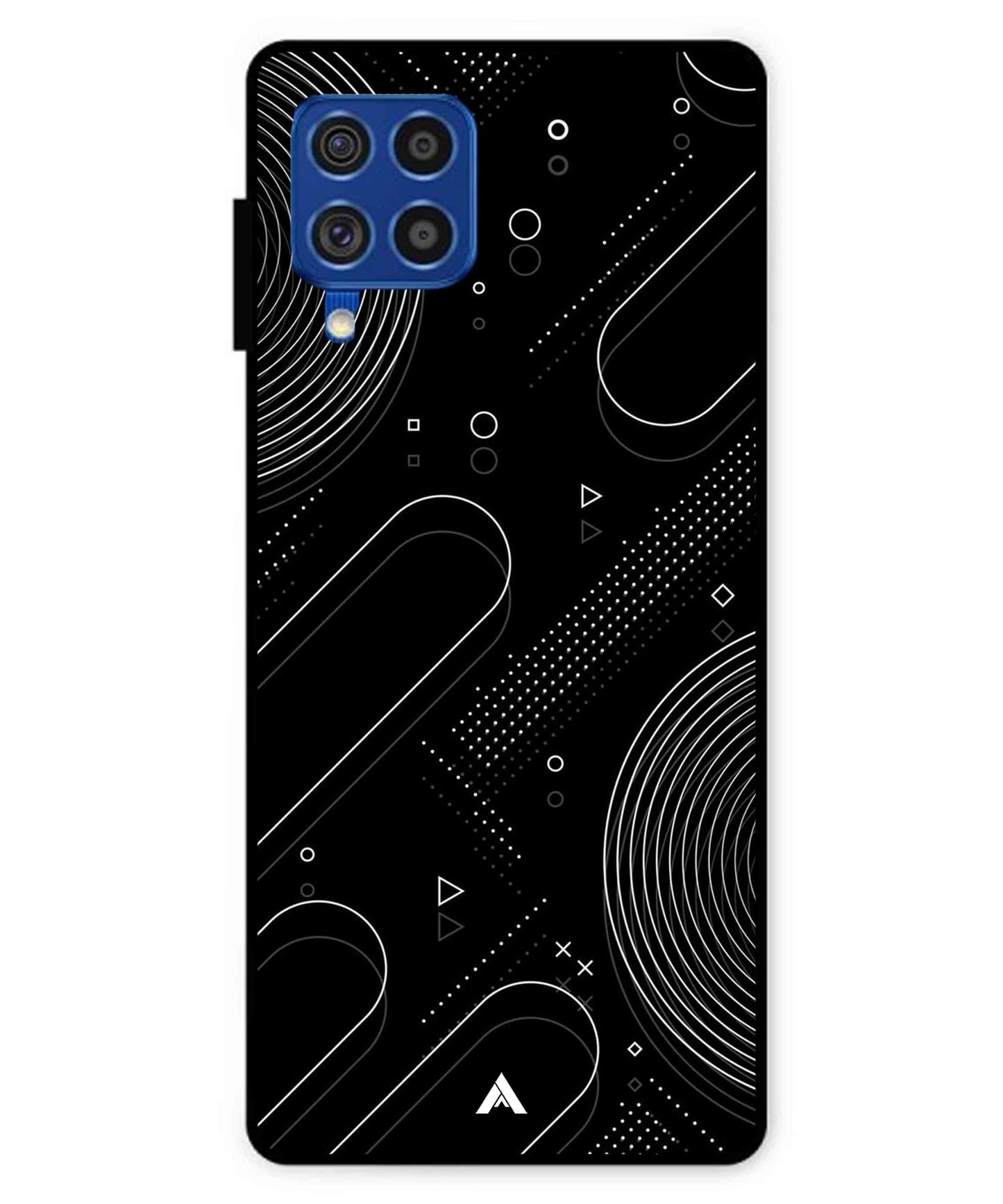Stripe Pattern 17 Metal Back Cover Phone Case for Samsung Galaxy F62