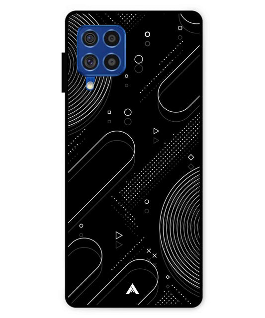 Stripe Pattern 17 Metal Back Cover Phone Case for Samsung Galaxy F62