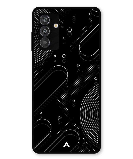 Stripe Pattern 17 Metal Back Cover Phone Case for Samsung Galaxy M14