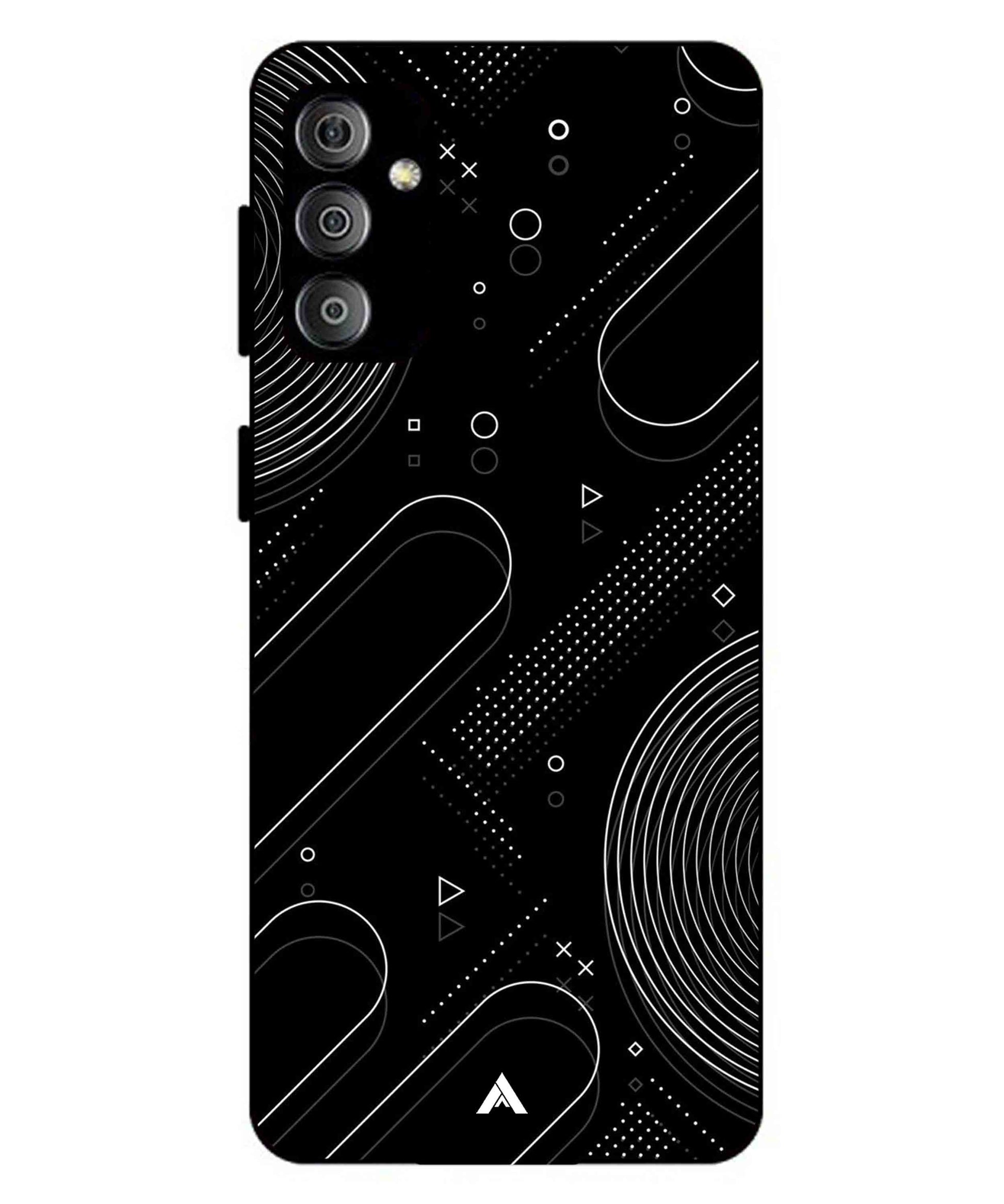 Stripe Pattern 17 Metal Back Cover Phone Case for Samsung Galaxy M23