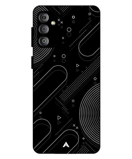 Stripe Pattern 17 Metal Back Cover Phone Case for Samsung Galaxy M23