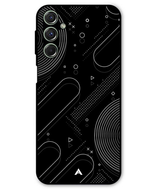 Stripe Pattern 17 Metal Back Cover Phone Case for Samsung Galaxy M34