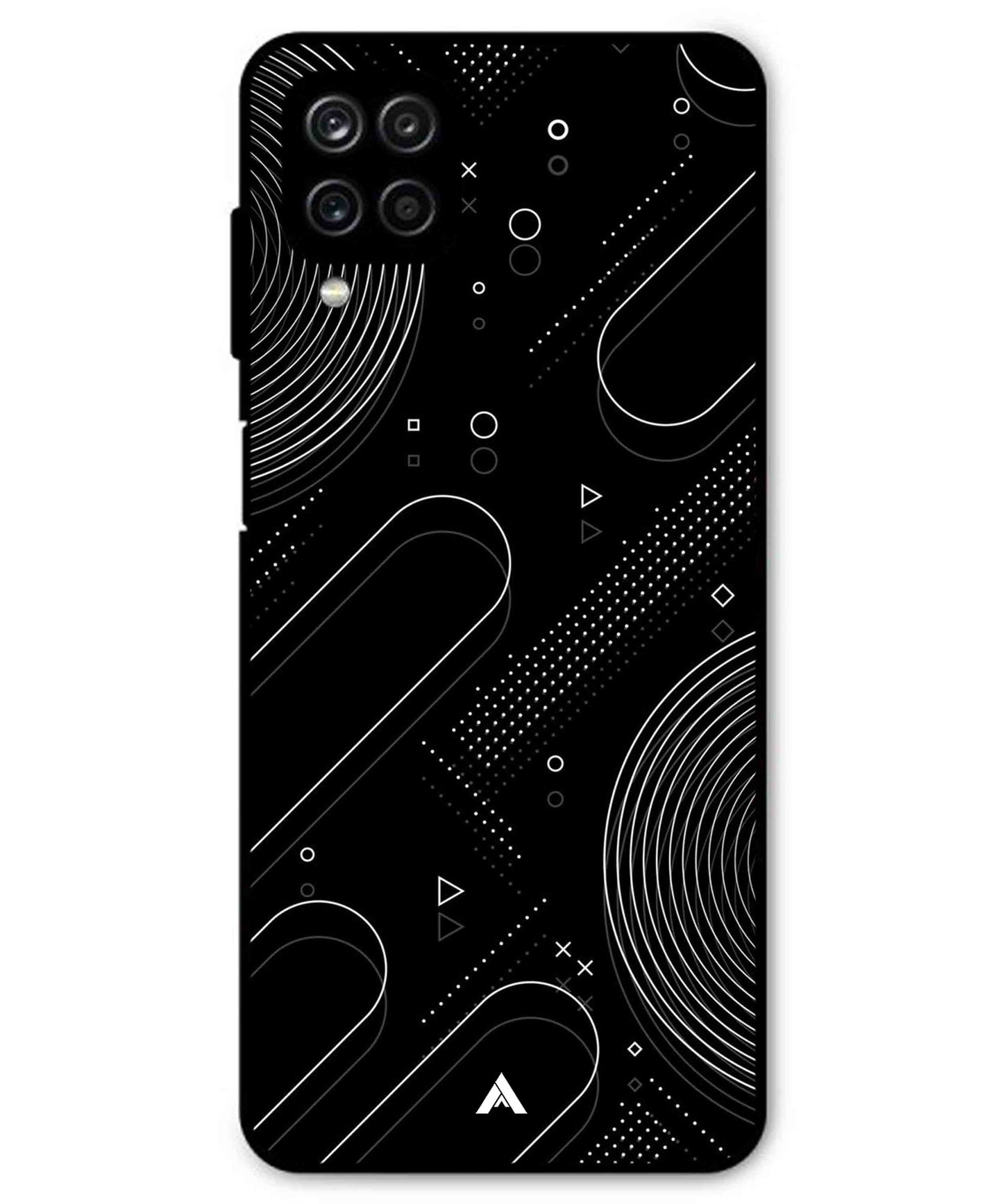 Stripe Pattern 17 Metal Back Cover Phone Case for Samsung Galaxy M42