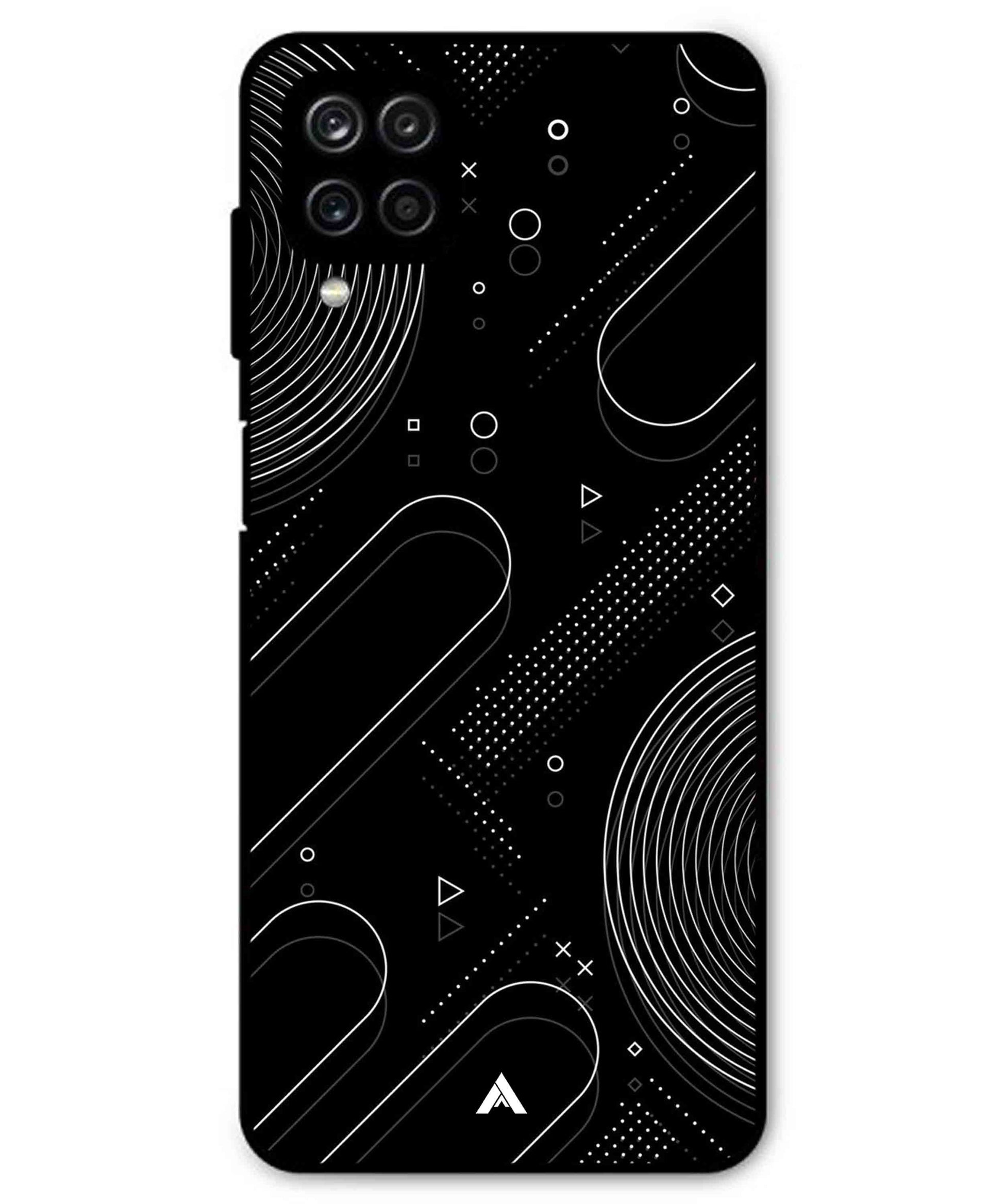 Stripe Pattern 17 Metal Back Cover Phone Case for Samsung Galaxy M42
