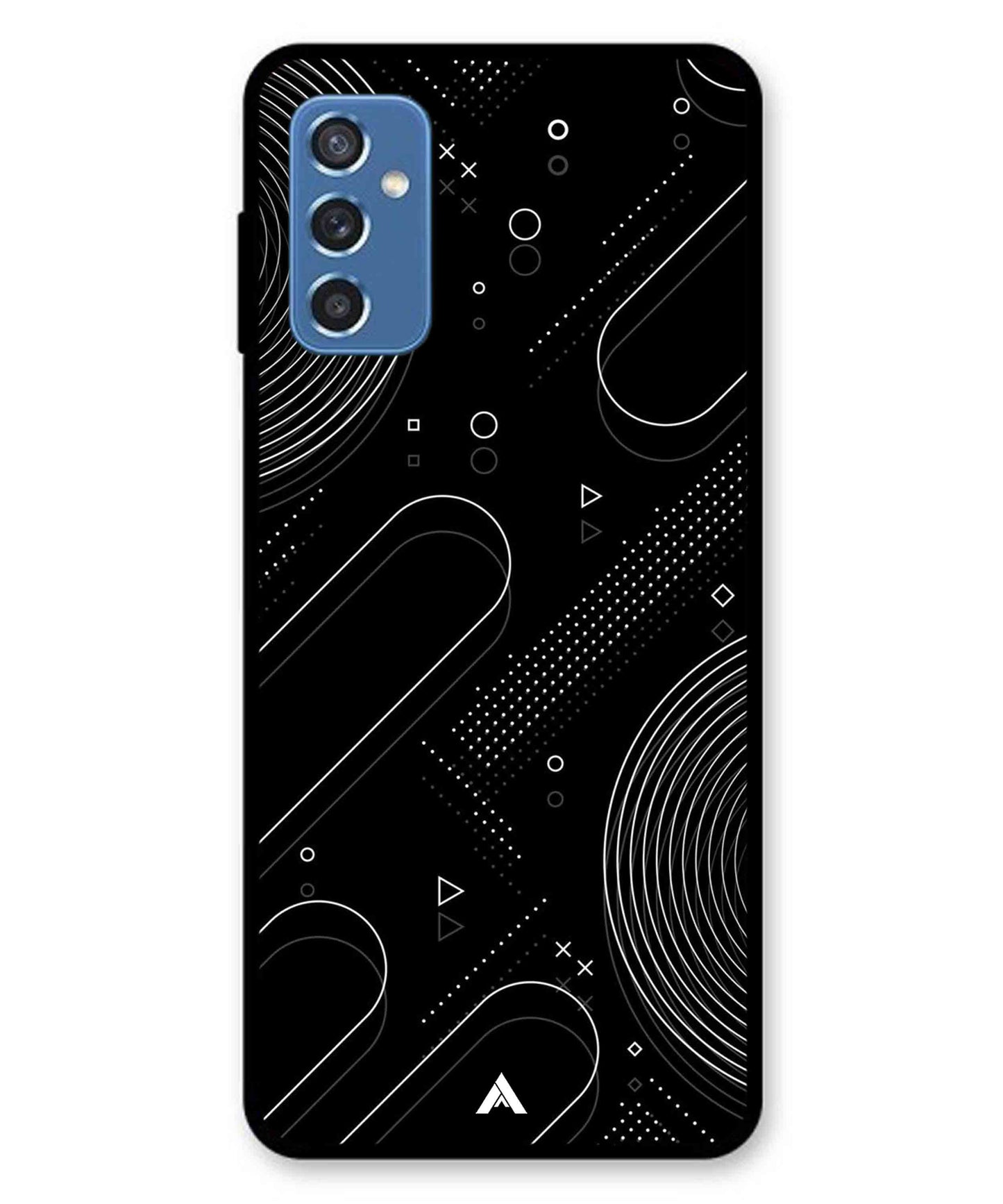 Stripe Pattern 17 Metal Back Cover Phone Case for Samsung Galaxy M52