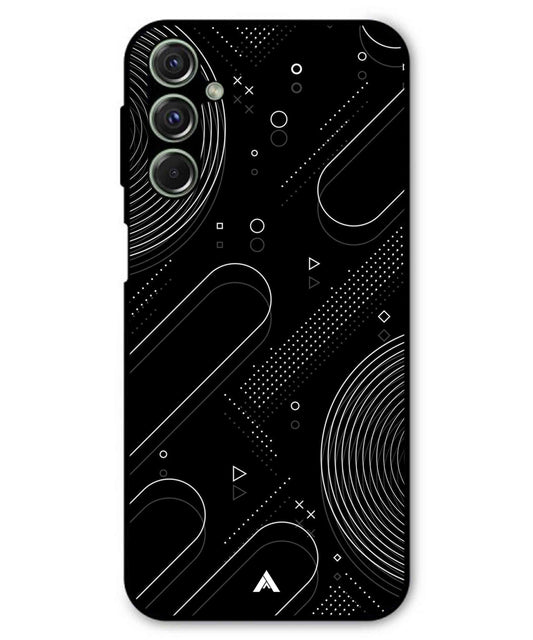 Stripe Pattern 17 Metal Back Cover Phone Case for Samsung Galaxy M54