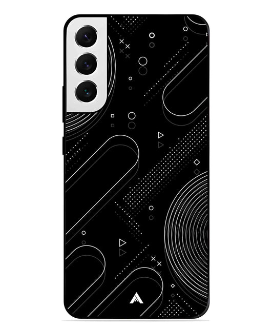 Stripe Pattern 17 Metal Back Cover Phone Case for Samsung Galaxy S21 Fe