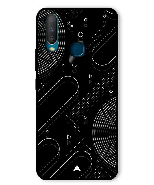 Stripe Pattern 17 Metal Back Cover Phone Case for Vivo U10
