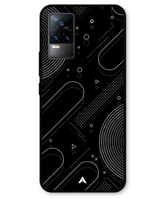 Stripe Pattern 17 Metal Back Cover Phone Case for Vivo Y73