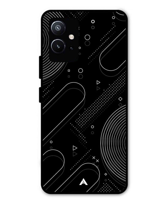 Stripe Pattern 17 Metal Back Cover Phone Case for Vivo Y75 5G
