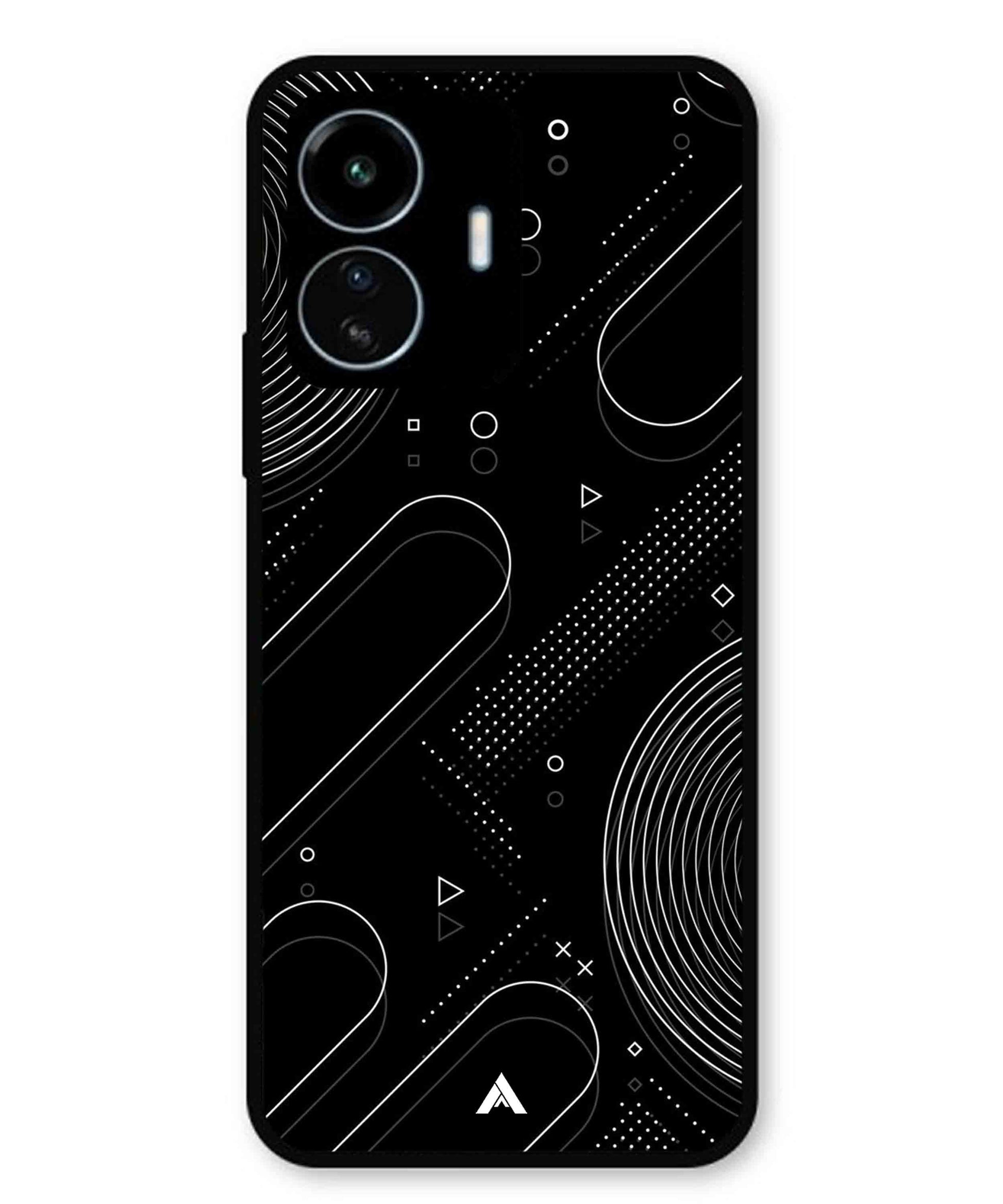 Stripe Pattern 17 Metal Back Cover Phone Case for Vivo Y77