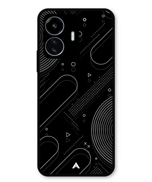 Stripe Pattern 17 Metal Back Cover Phone Case for Vivo Y77