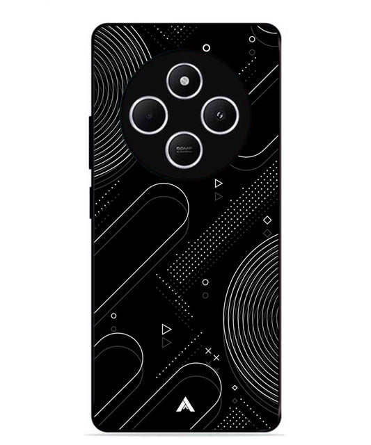 Stripe Pattern 17 Metal Back Cover Phone Case for Xiaomi Redmi A4