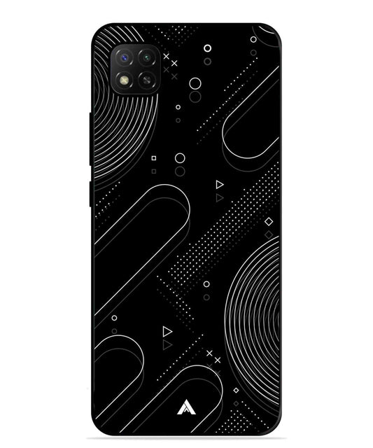 Stripe Pattern 17 Metal Back Cover Phone Case for Xiaomi Redmi Activ 9