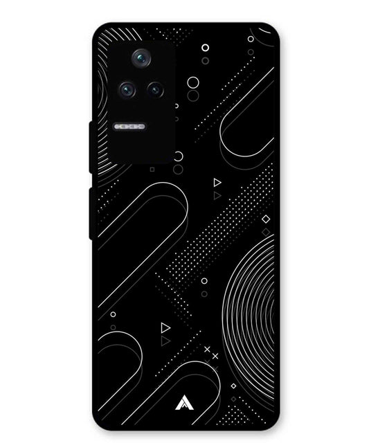 Stripe Pattern 17 Metal Back Cover Phone Case for Xiaomi Redmi K40s