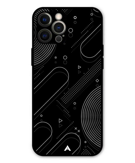 Stripe Pattern 17 Metal Back Cover Phone Case for iPhone 12 Pro Max