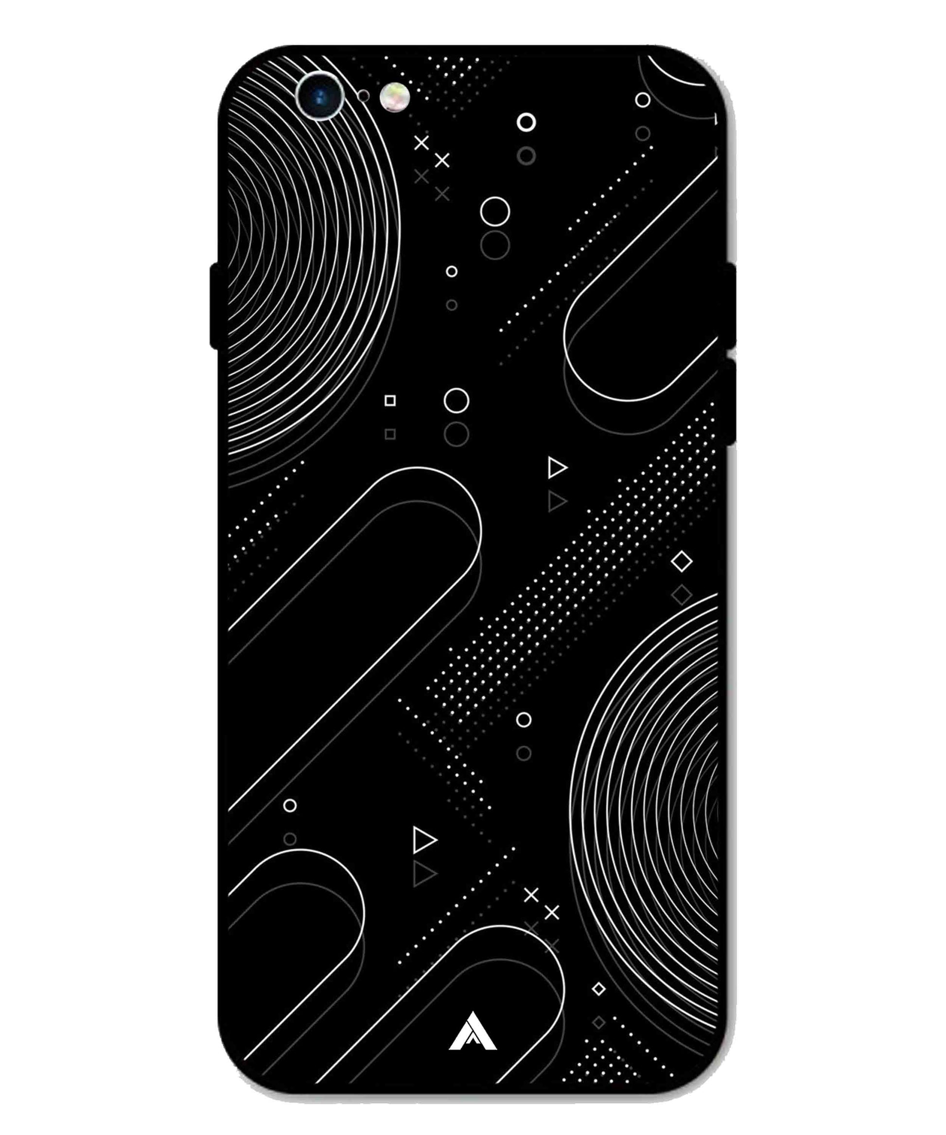 Stripe Pattern 17 Metal Back Cover Phone Case for iPhone 6 Plus