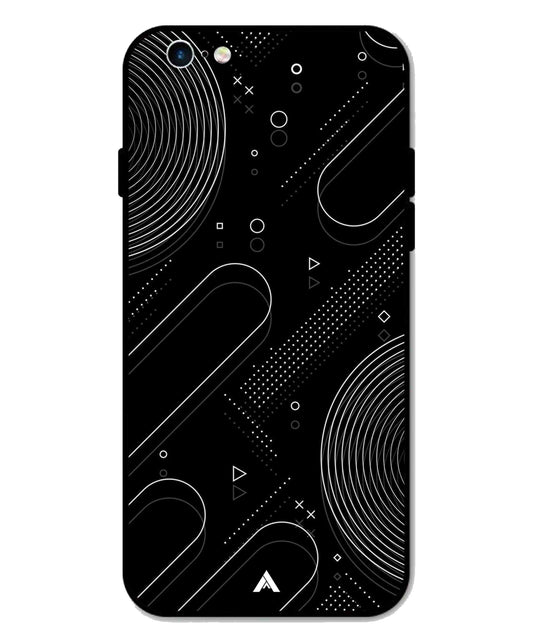 Stripe Pattern 17 Metal Back Cover Phone Case for iPhone 6 Plus