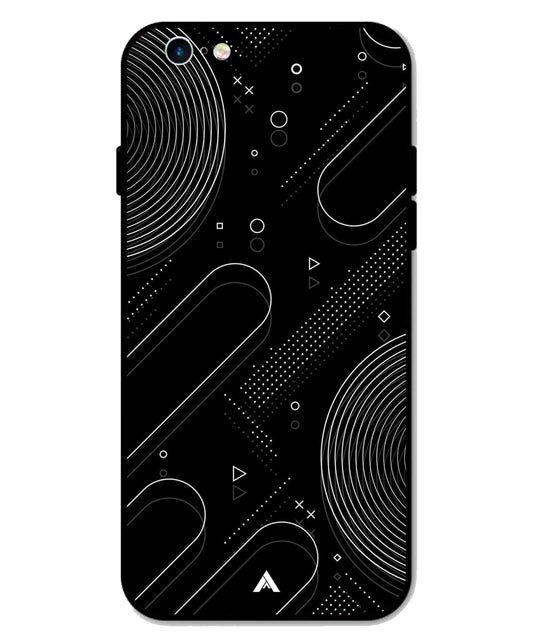 Stripe Pattern 17 Metal Back Cover Phone Case for iPhone 6s