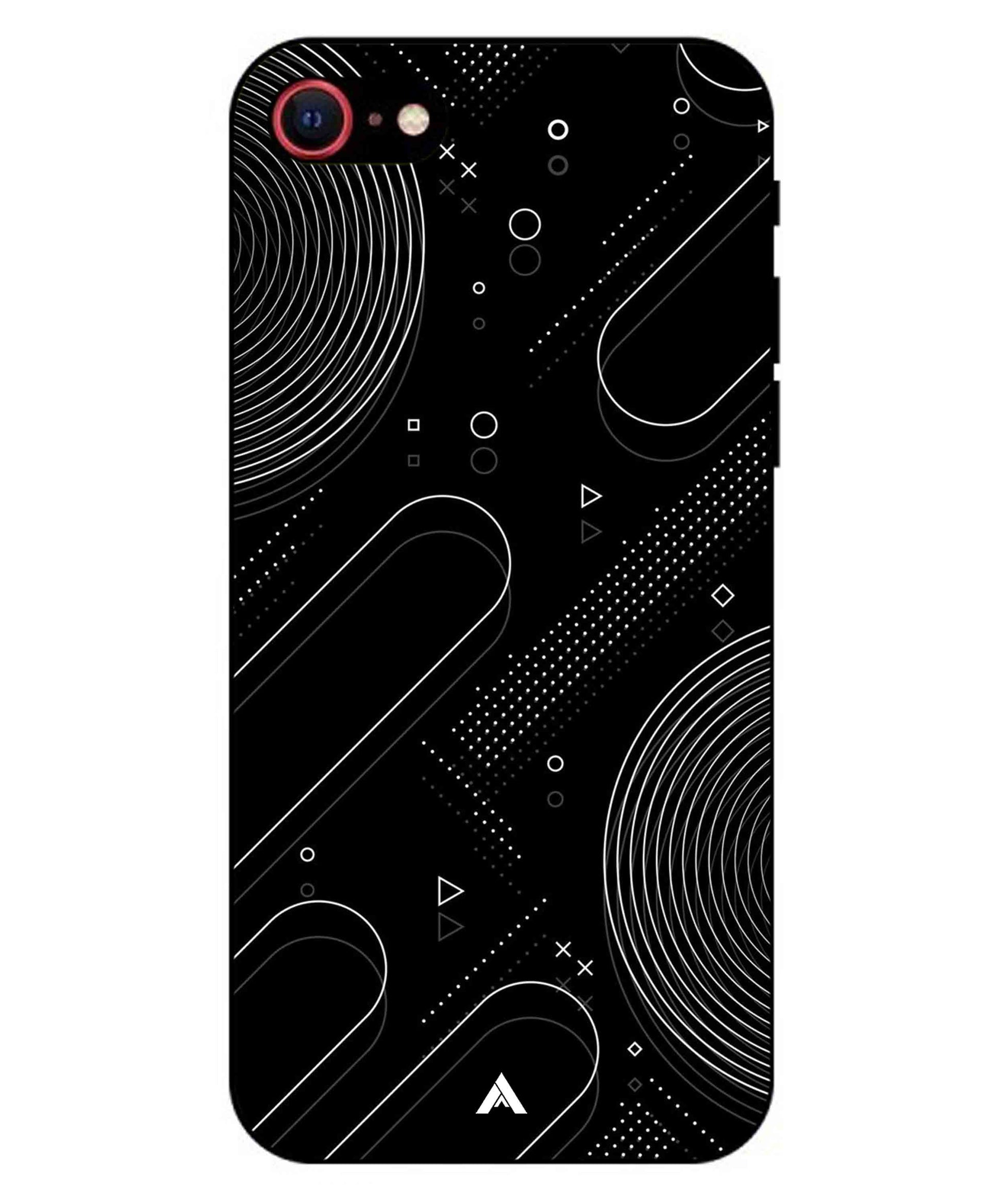 Stripe Pattern 17 Metal Back Cover Phone Case for iPhone 7