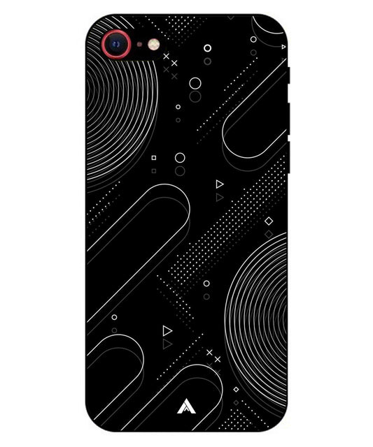 Stripe Pattern 17 Metal Back Cover Phone Case for iPhone 7