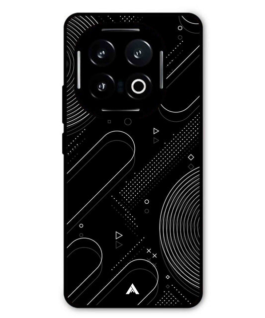 Stripe Pattern 17 Metal Back Cover Phone Case for iQOO 13