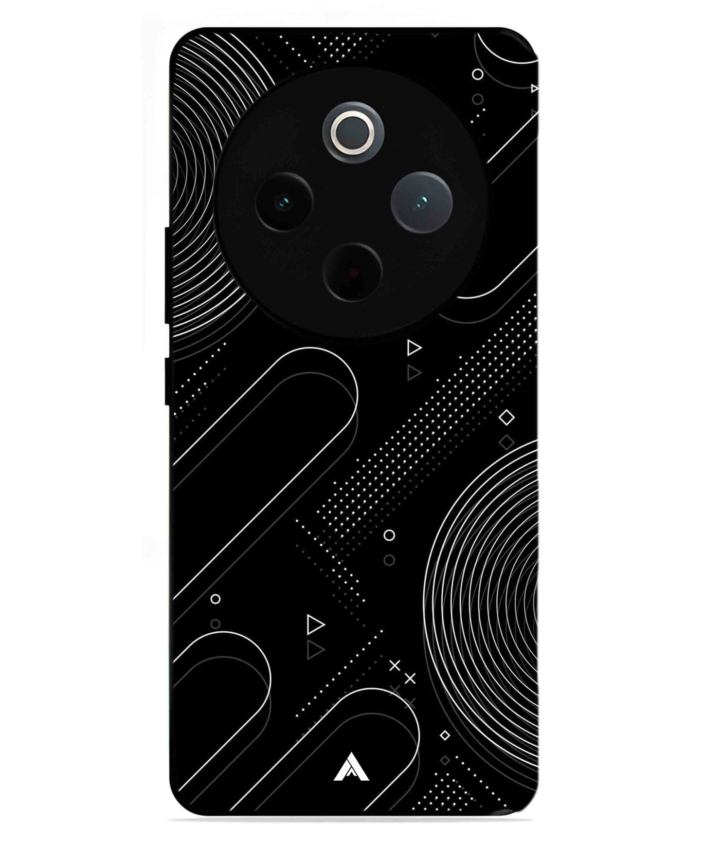 Stripe Pattern 17 Metal Back Cover Phone Case for iQOO Z10