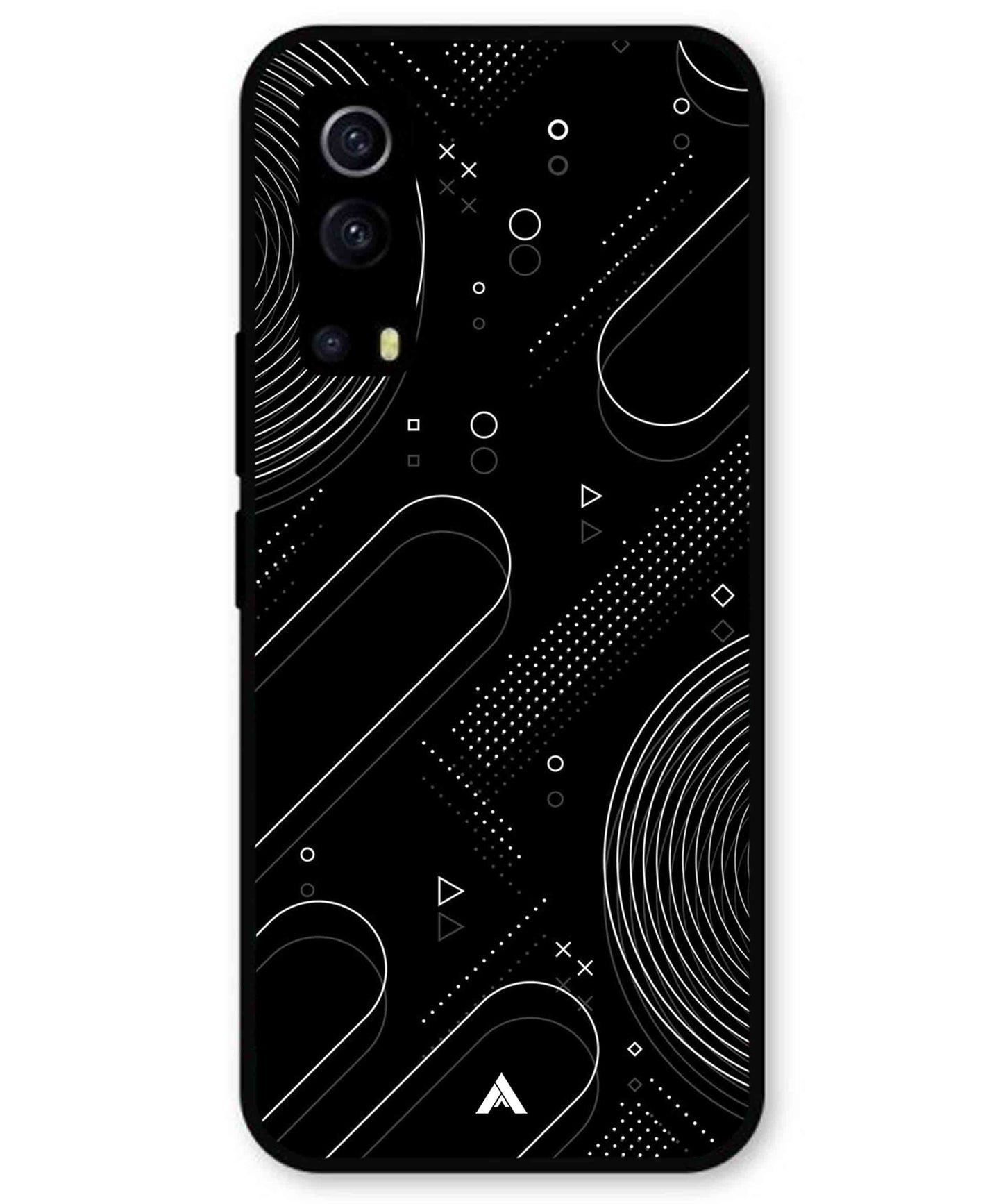 Stripe Pattern 17 Metal Back Cover Phone Case for iQOO Z3