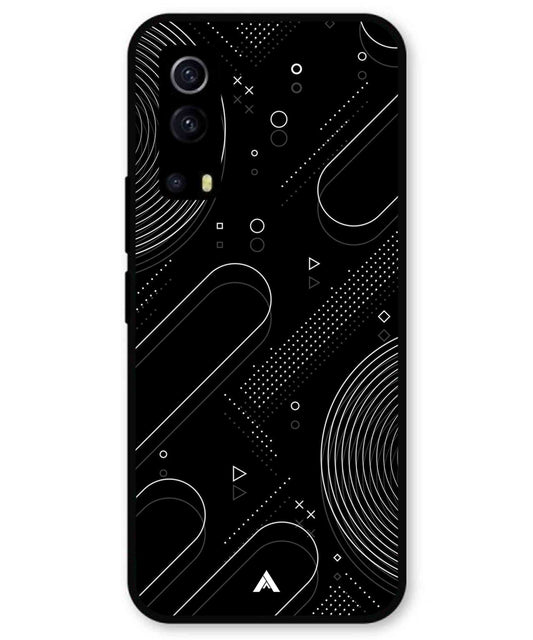 Stripe Pattern 17 Metal Back Cover Phone Case for iQOO Z3