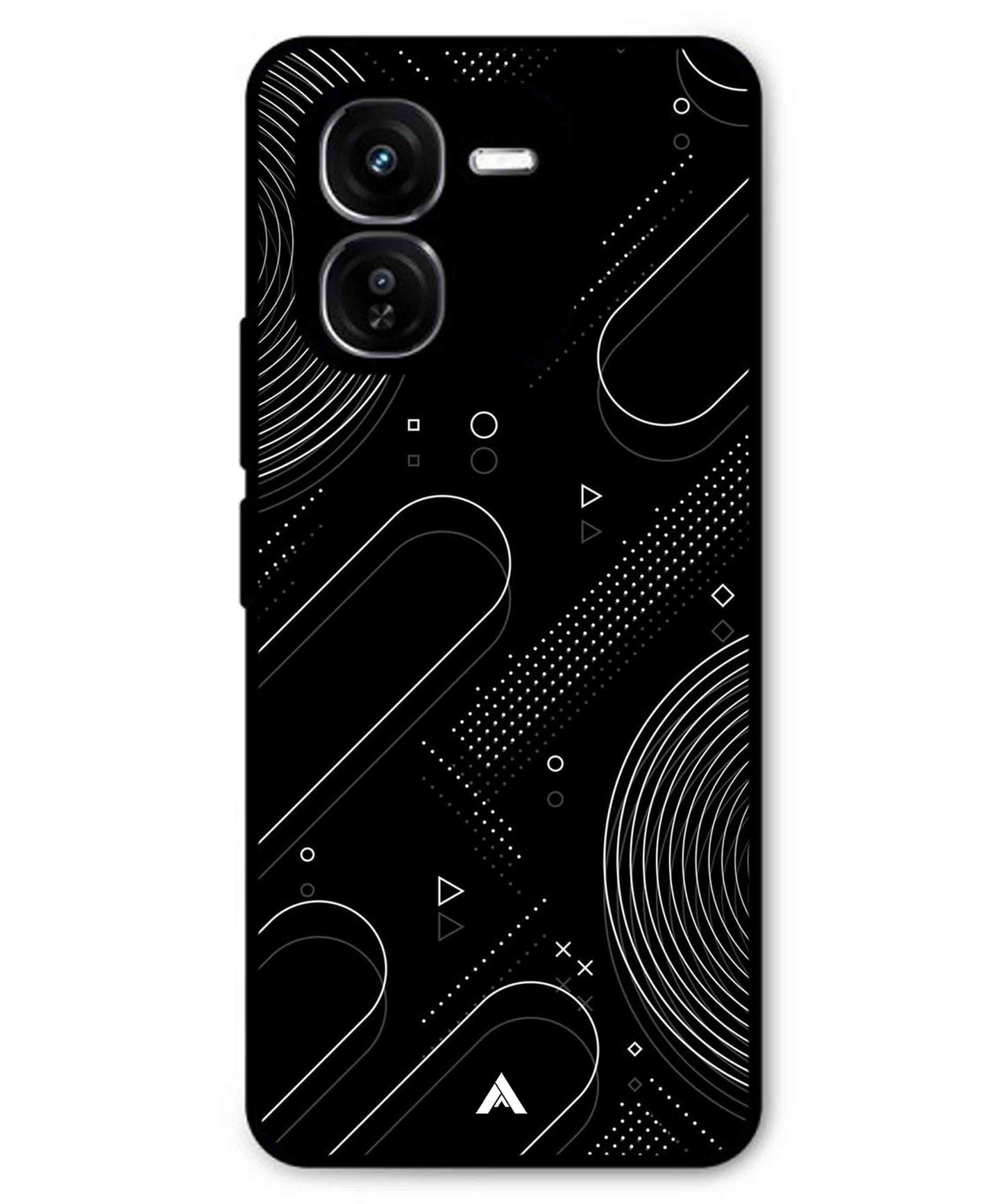 Stripe Pattern 17 Metal Back Cover Phone Case for iQOO Z9x