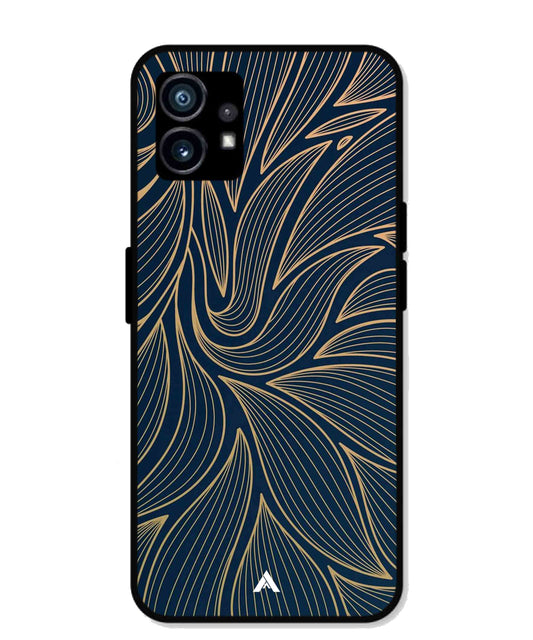 Stripe Pattern 18 Metal Back Cover Phone Case for Nothing Phone 1