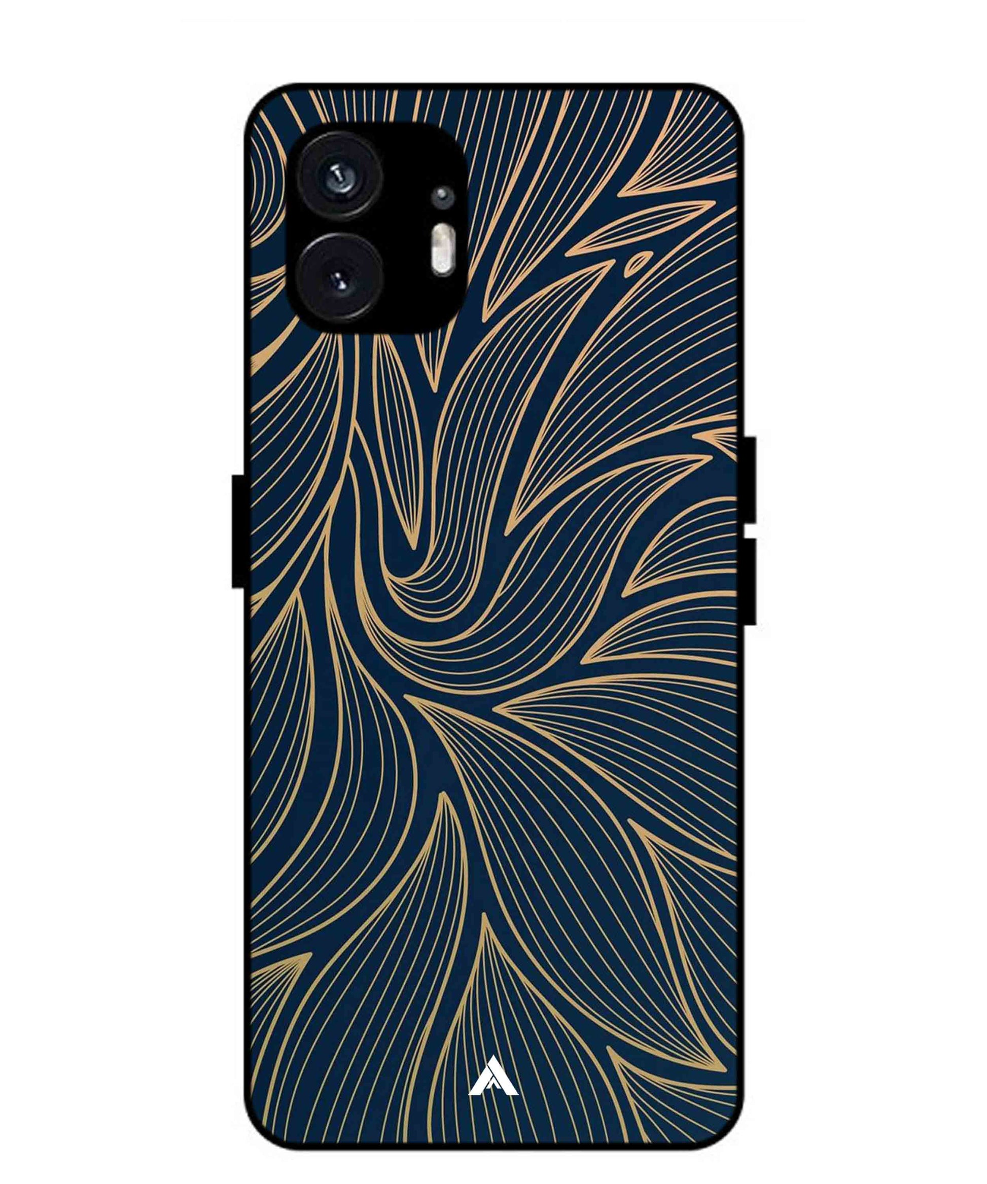 Stripe Pattern 18 Metal Back Cover Phone Case for Nothing Phone 2