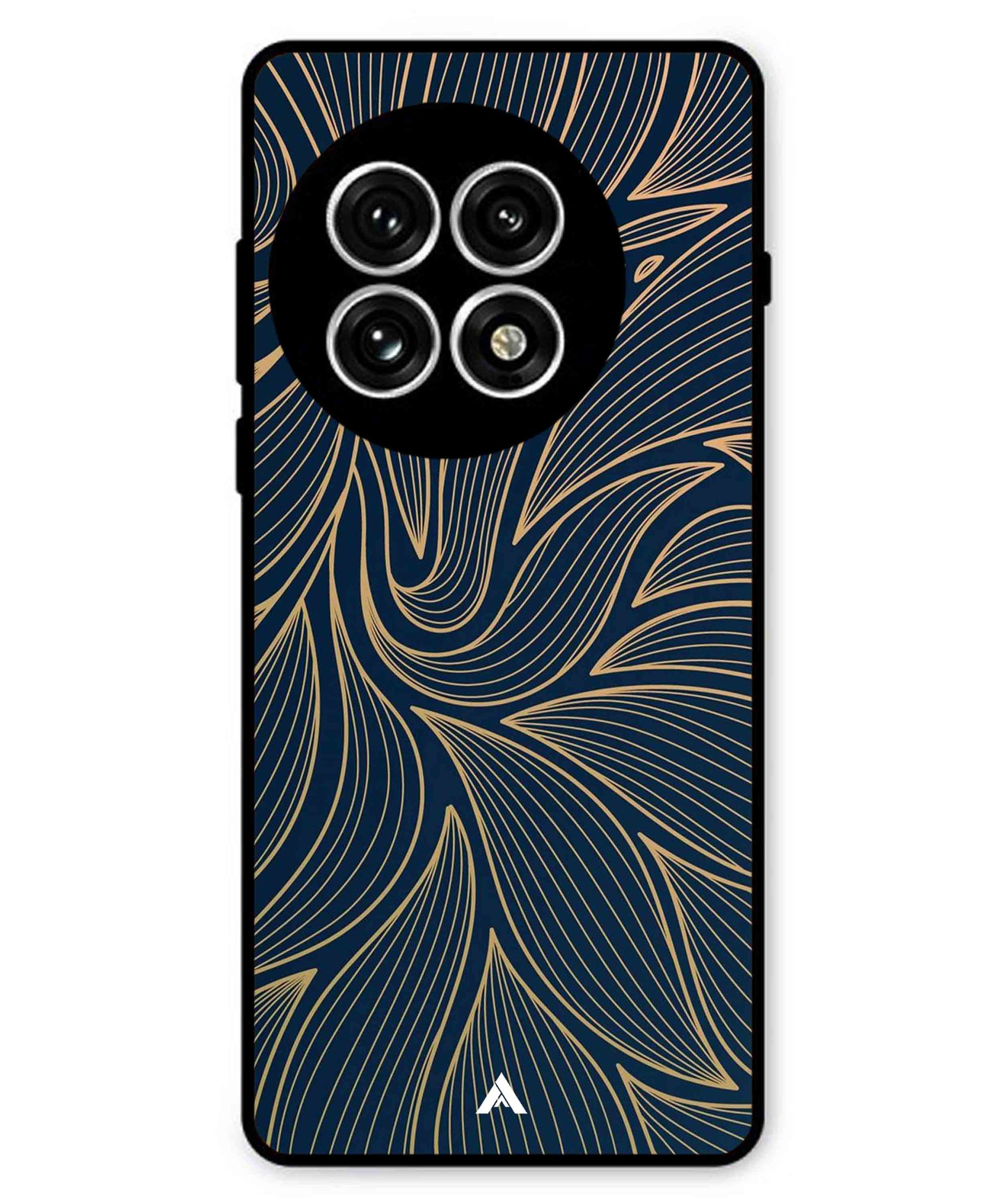 Stripe Pattern 18 Metal Back Cover Phone Case for Oneplus 13R