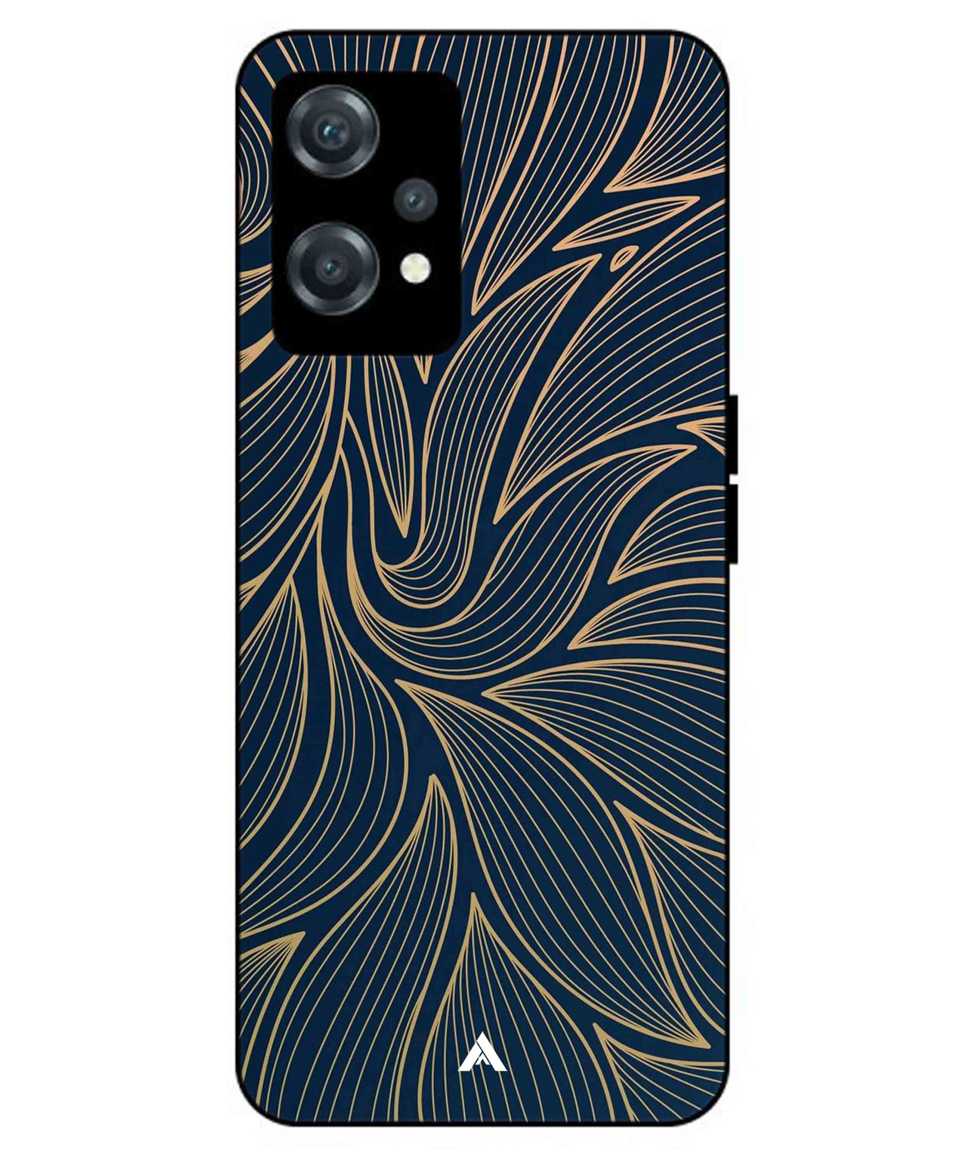 Stripe Pattern 18 Metal Back Cover Phone Case for Oneplus Nord CE 2 Lite