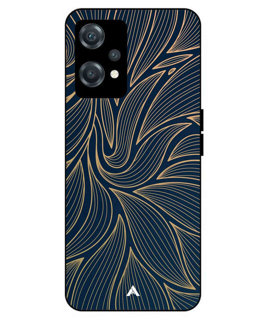 Stripe Pattern 18 Metal Back Cover Phone Case for Oneplus Nord CE 2 Lite
