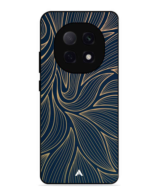 Stripe Pattern 18 Metal Back Cover Phone Case for Oppo F29 Pro
