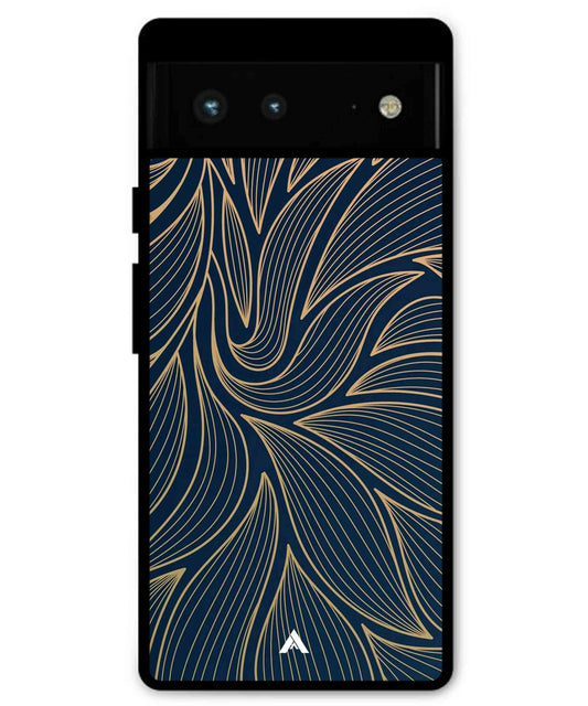 Stripe Pattern 18 Metal Back Cover Phone Case for Pixel 7