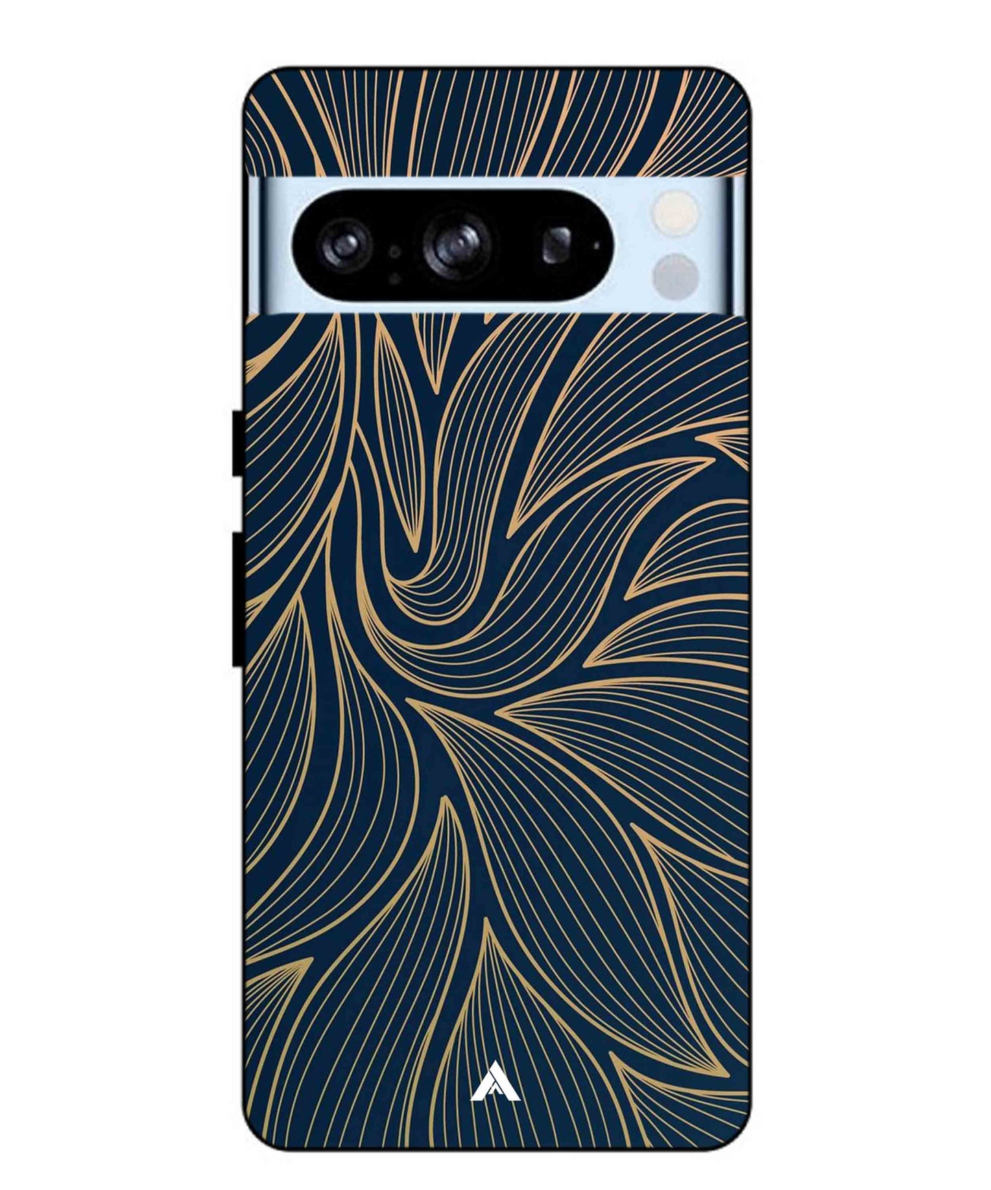 Stripe Pattern 18 Metal Back Cover Phone Case for Pixel 8 Pro