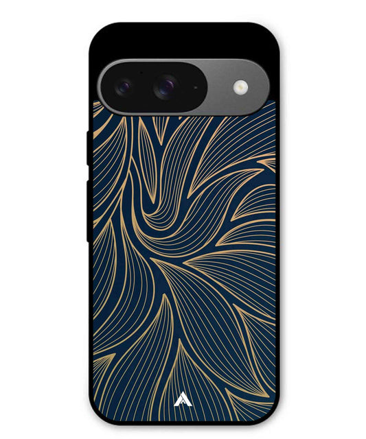 Stripe Pattern 18 Metal Back Cover Phone Case for Pixel 9