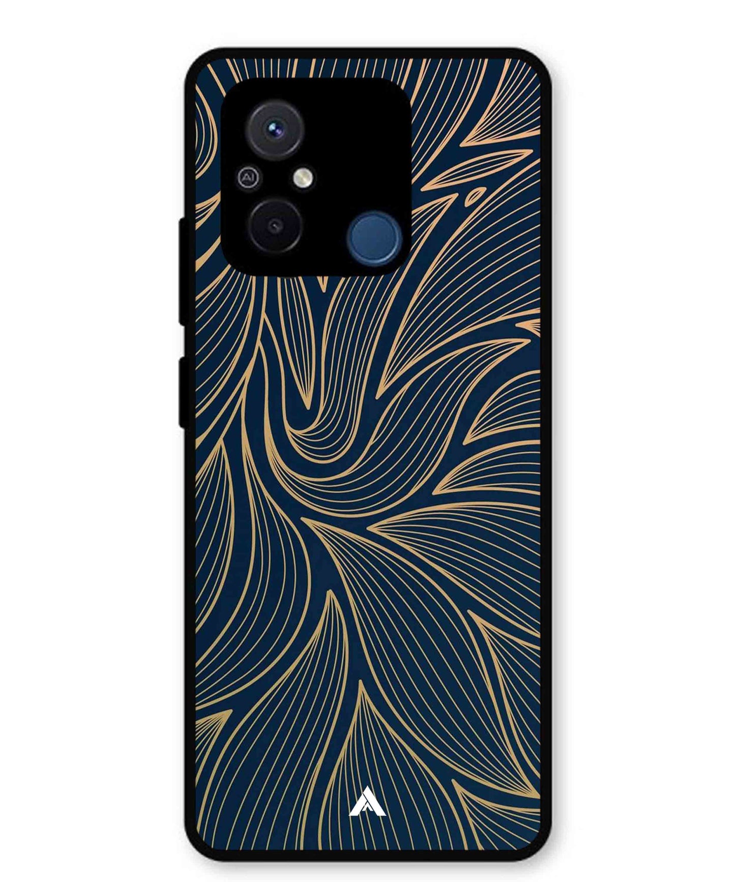Stripe Pattern 18 Metal Back Cover Phone Case for Poco C55