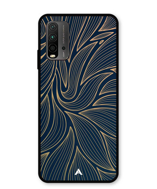 Stripe Pattern 18 Metal Back Cover Phone Case for Poco M3