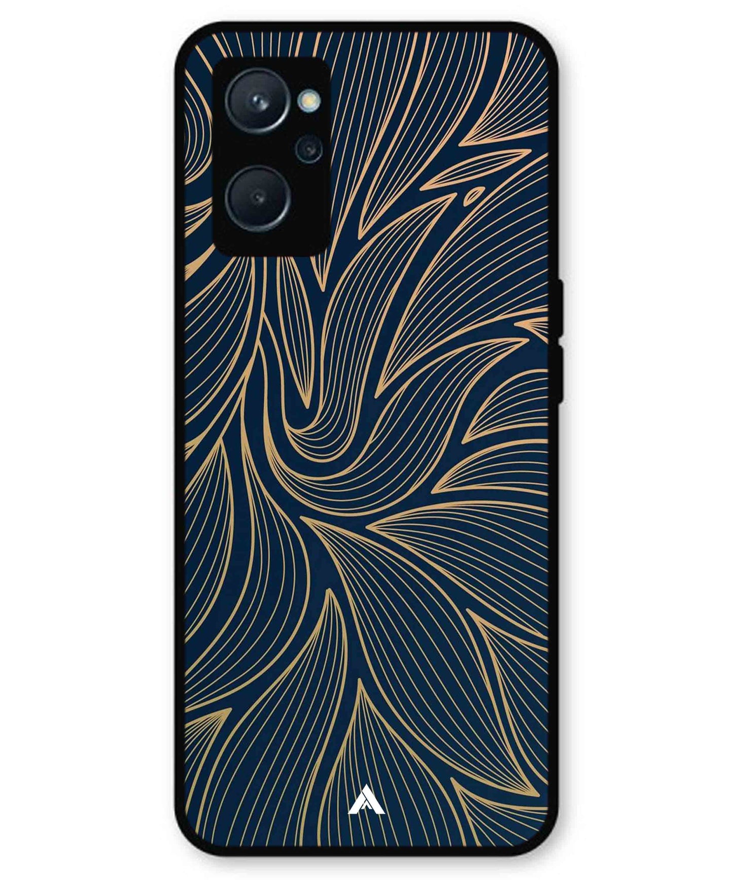 Stripe Pattern 18 Metal Back Cover Phone Case for Realme 10