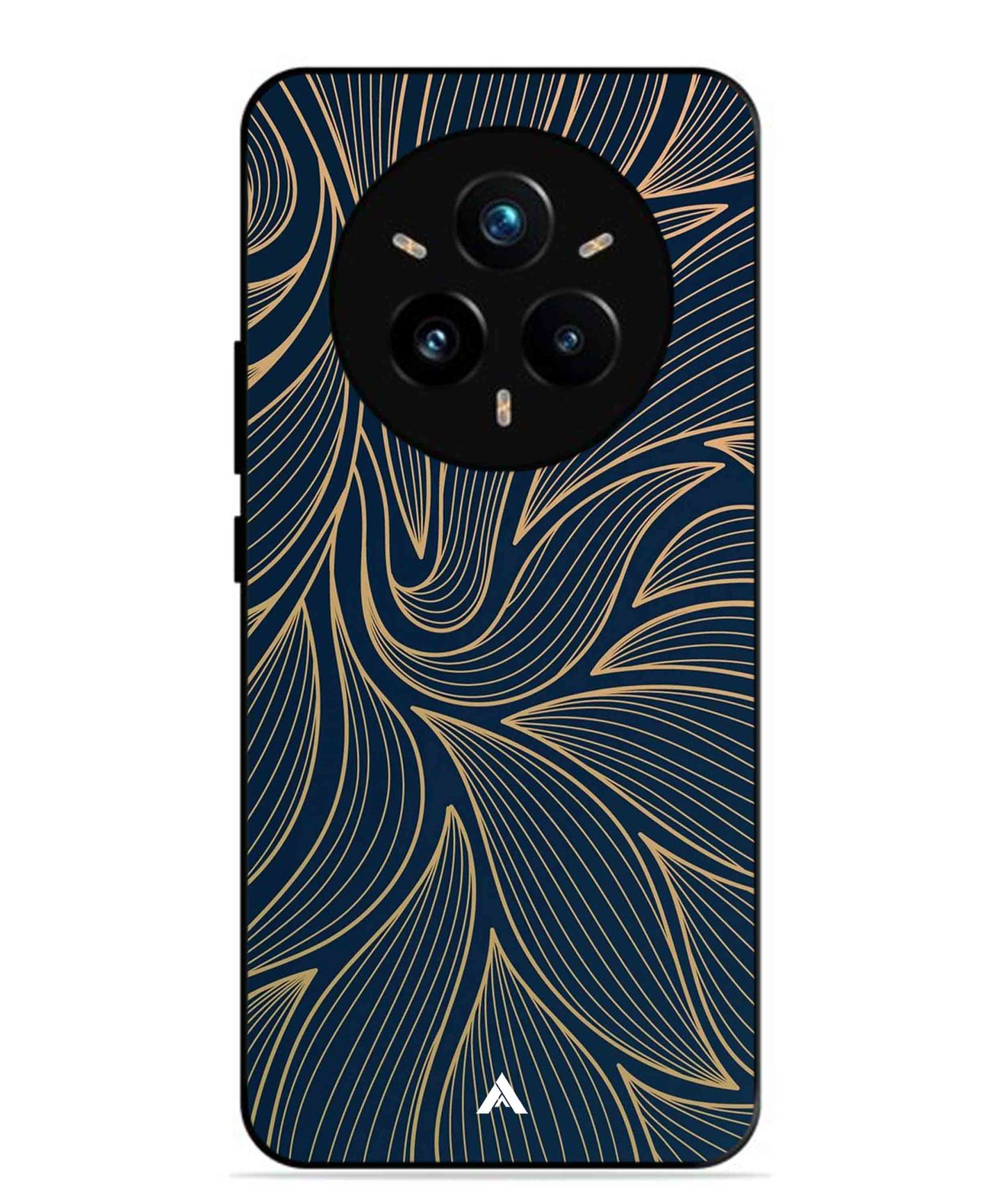 Stripe Pattern 18 Metal Back Cover Phone Case for Realme 14 Pro Plus