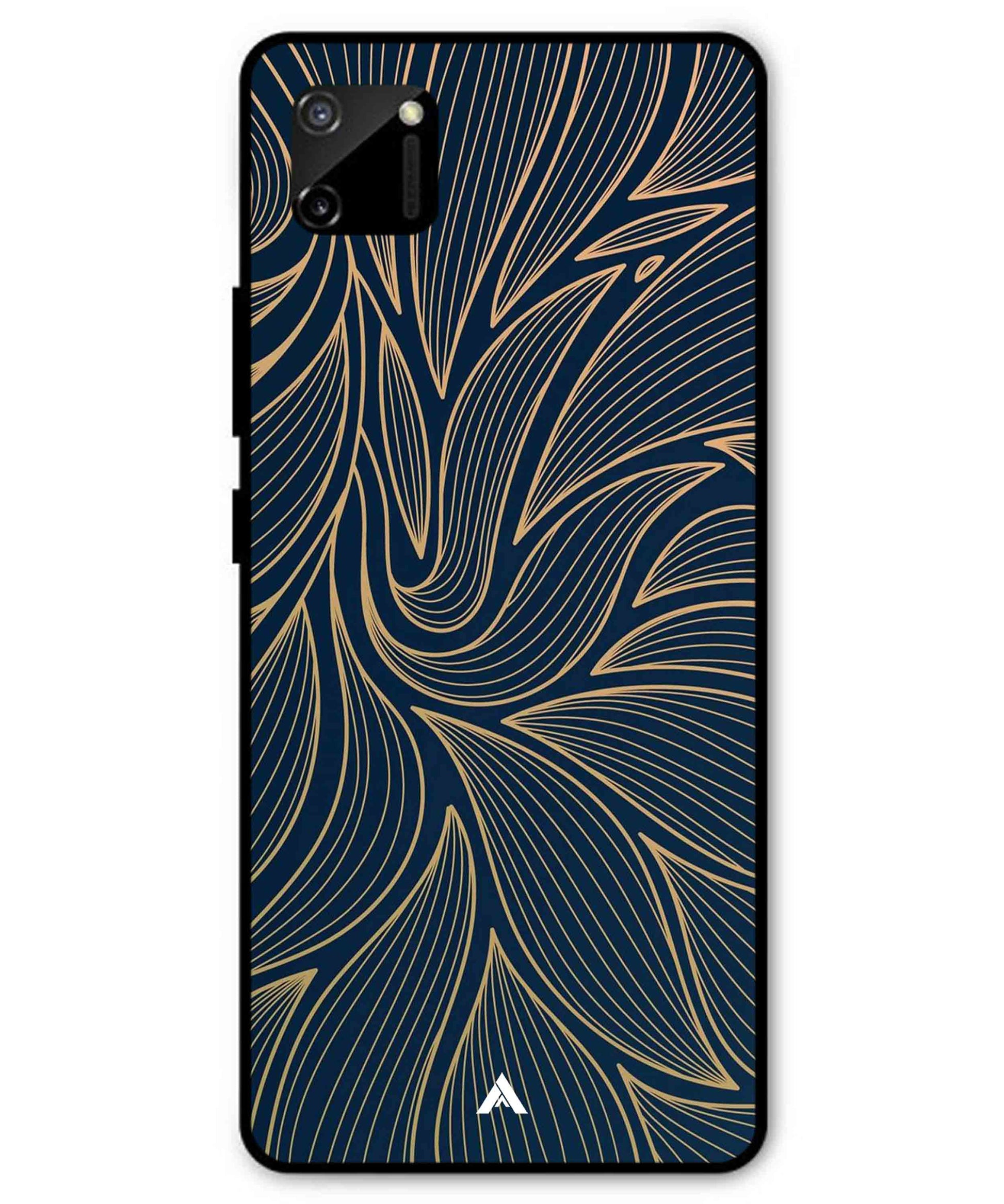 Stripe Pattern 18 Metal Back Cover Phone Case for Realme C11