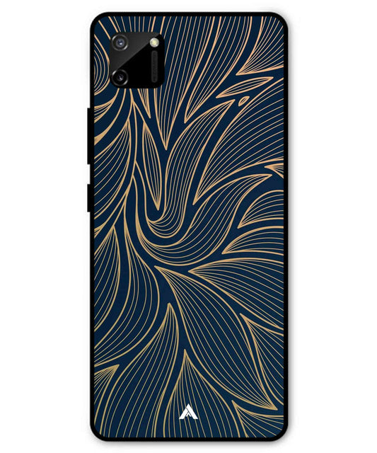 Stripe Pattern 18 Metal Back Cover Phone Case for Realme C11
